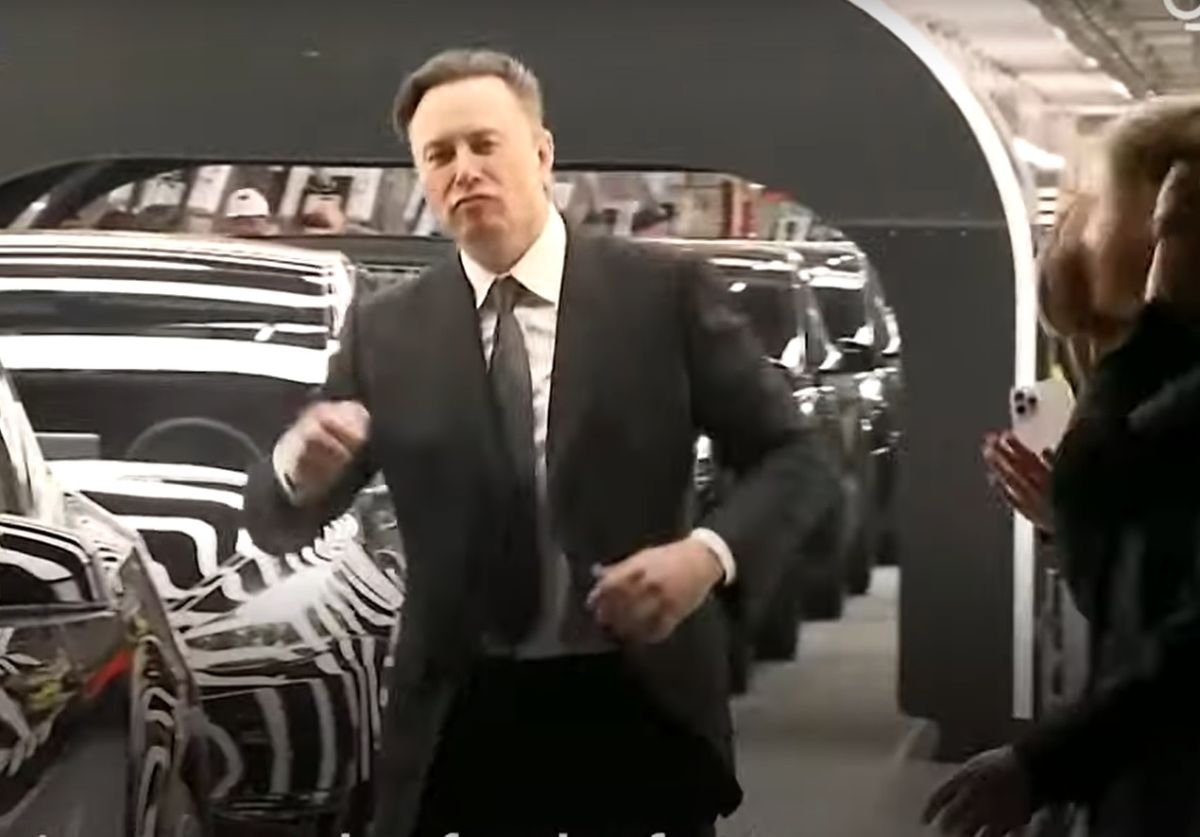 Elon Musk dance