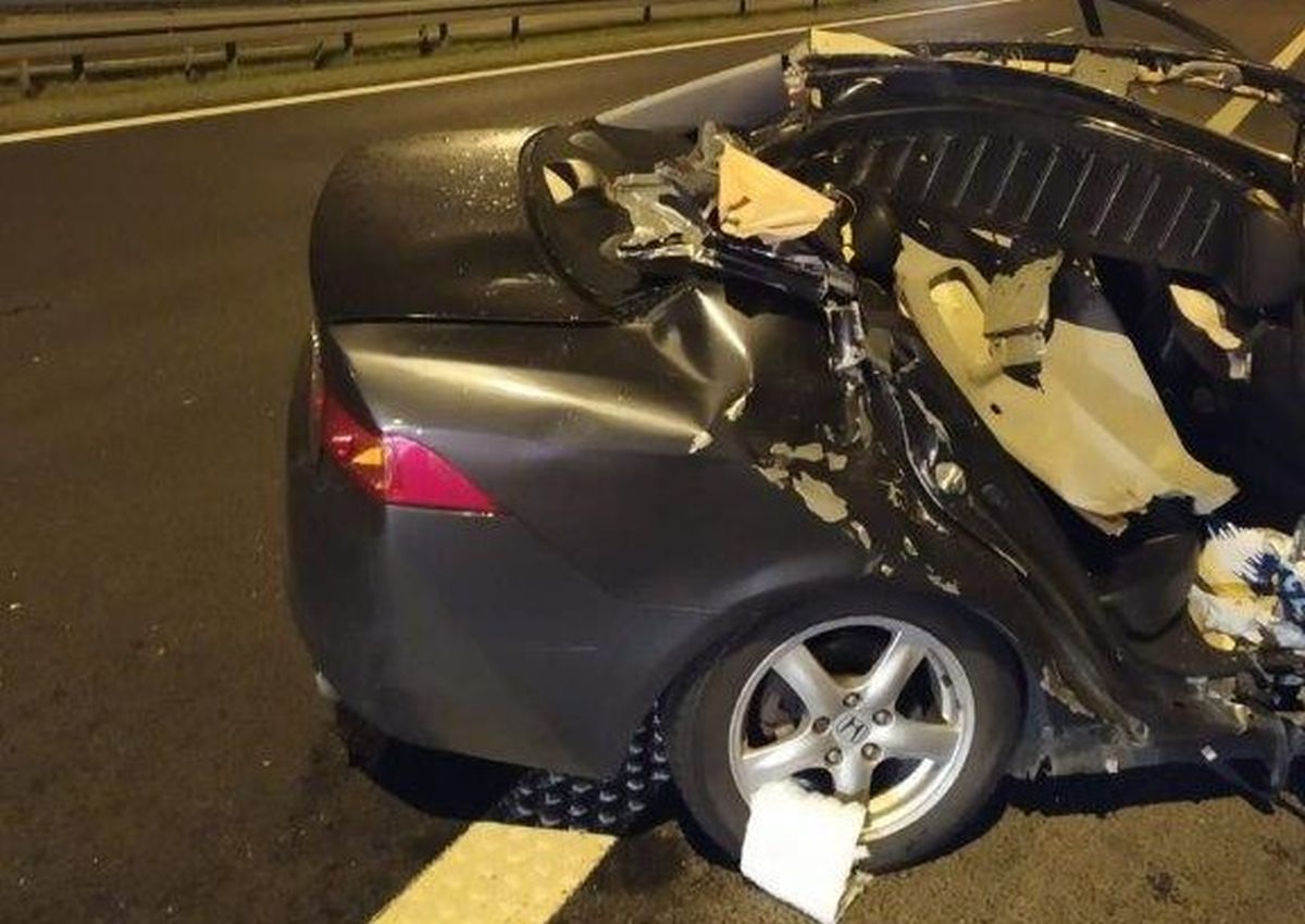 Honda Accord po wypadku