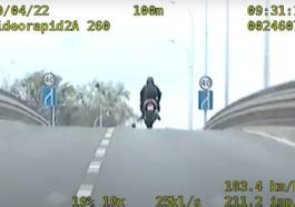 Nieudana próba ucieczki motocyklisty