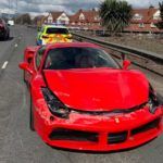 Ferrari 488 GTB Crash