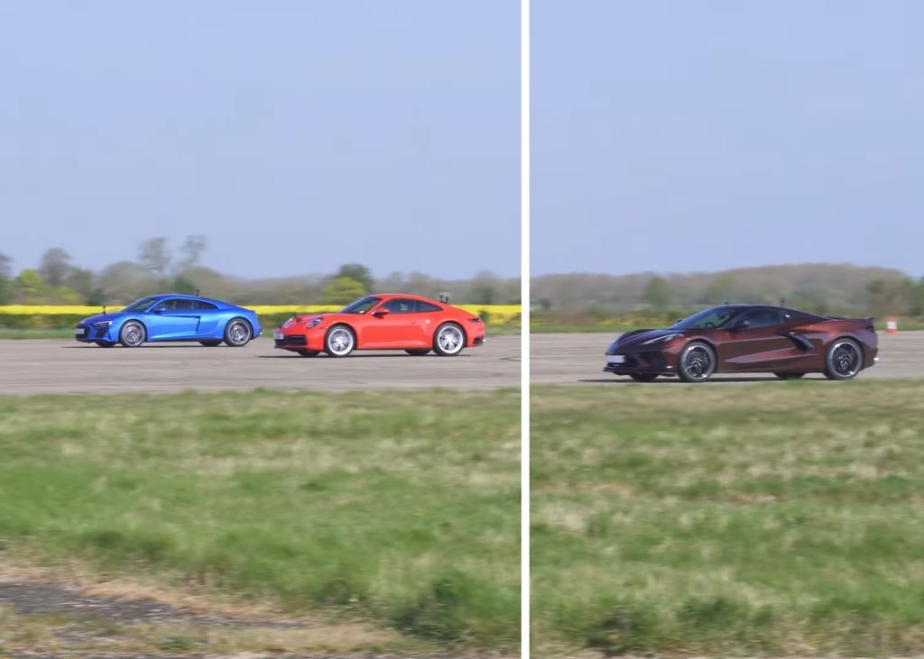 911 vs R8 vs Corvette