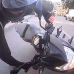 Wywrócenie motocyklisty