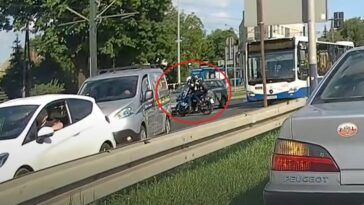 Wypadek motocyklistów w Krakowie
