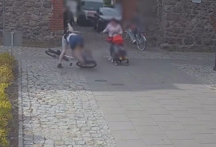 Potrącenie dziecka rowerem