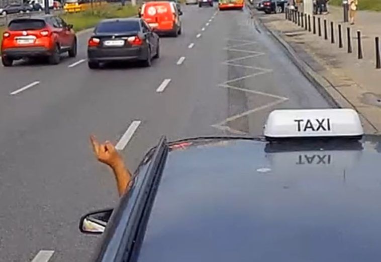 Taksówkarz w akcji