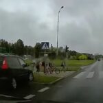 Agresywny kierowca Mazdy w Kielcach
