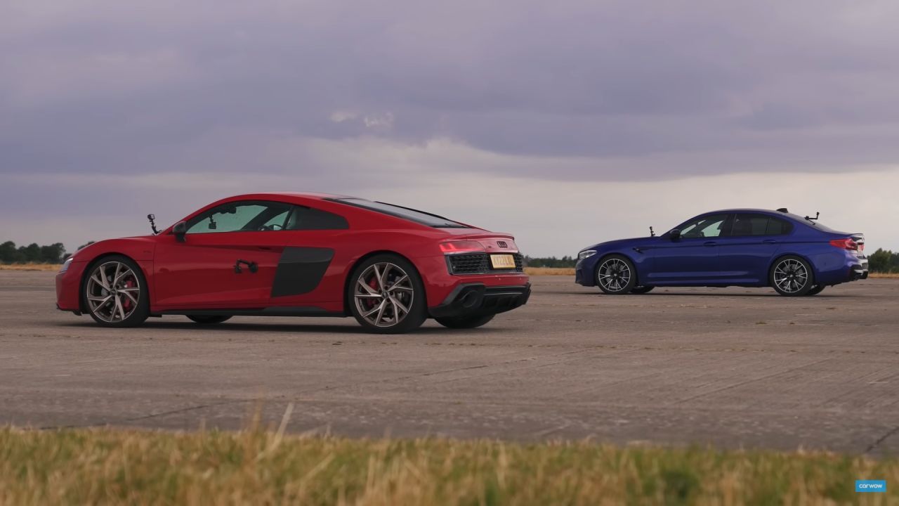 R8 vs M5 Competition