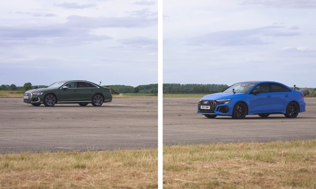 Audi RS3 vs Audi S8