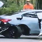 BMW M4 CSL 2022 crash