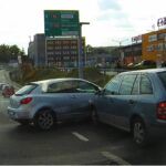 Kolizja na skrzyżowaniu w Katowicach