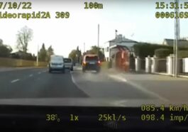 Litwin uciekający skradzionym autem