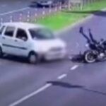 Wypadek motocyklisty Zielona Góra