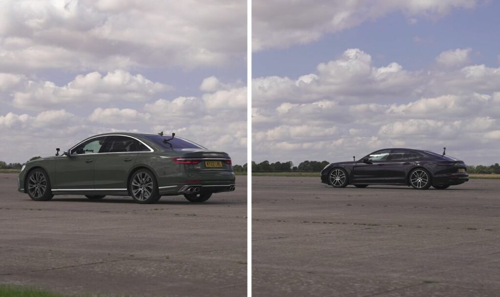 Audi S8 vs Porsche Panamera Turbo S