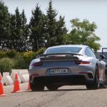 Porsche 911 Turbo S test łosia