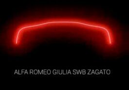 Alfa Romeo Giulia SWB Zagato teaser