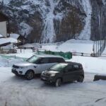 Fiat Panda 4x4 od snow road
