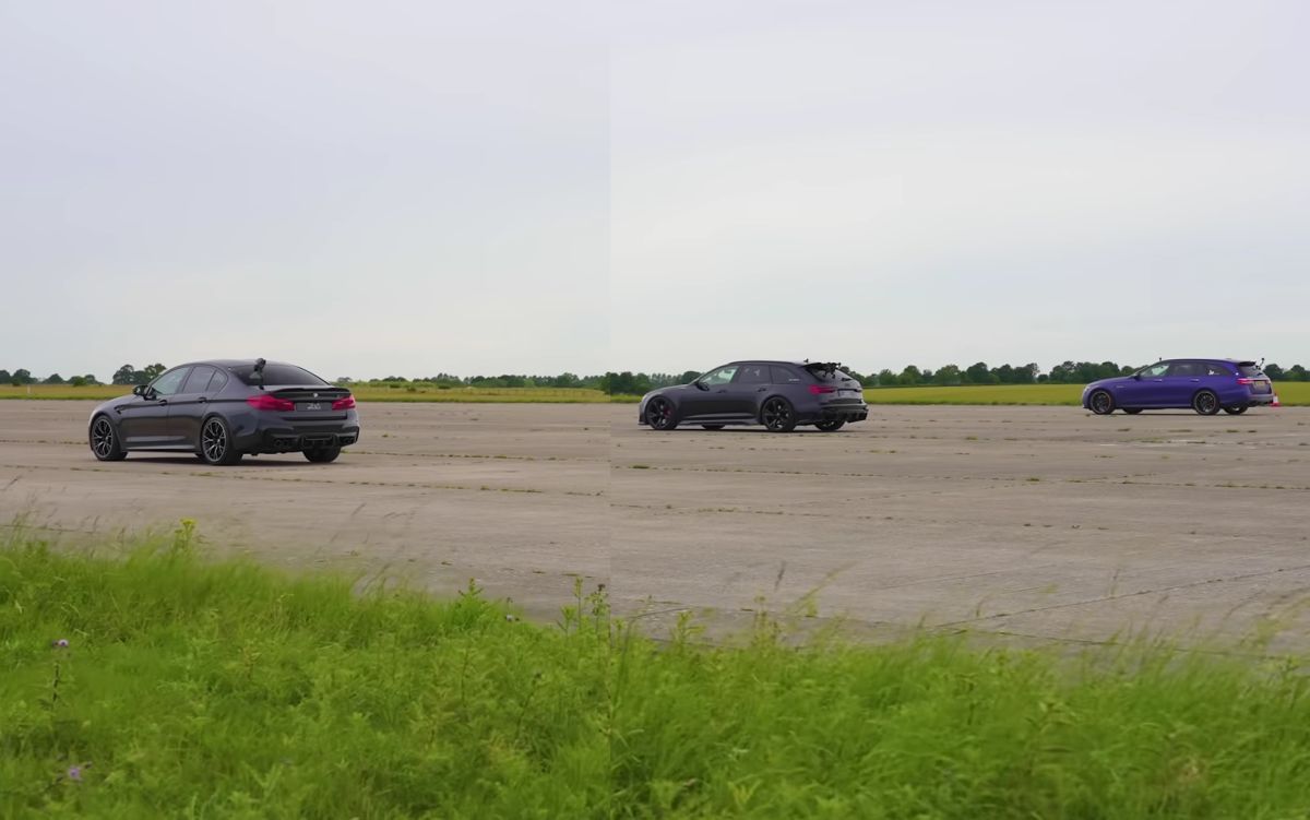 BMW M5 vs Audi RS6 vs AMG E 63 S