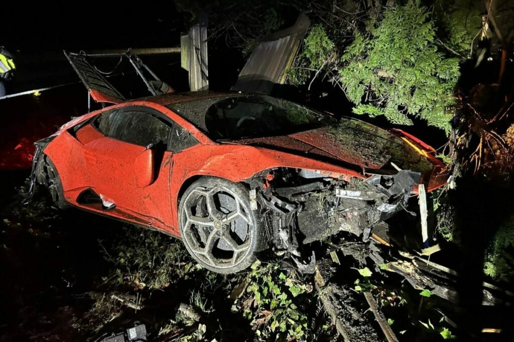 Kolejne rozbite Lamborghini Huracan